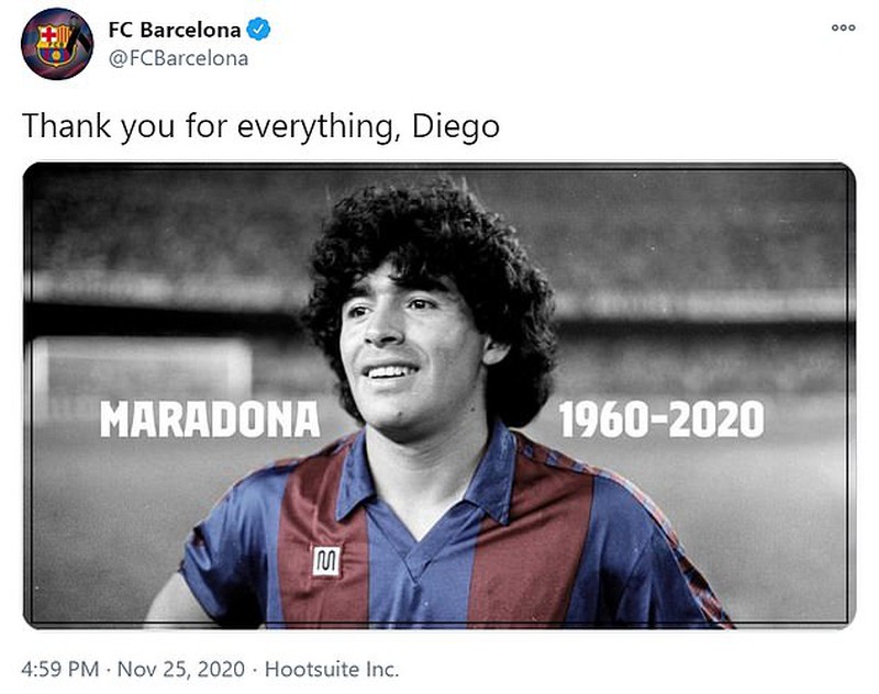 Maradona qua đời