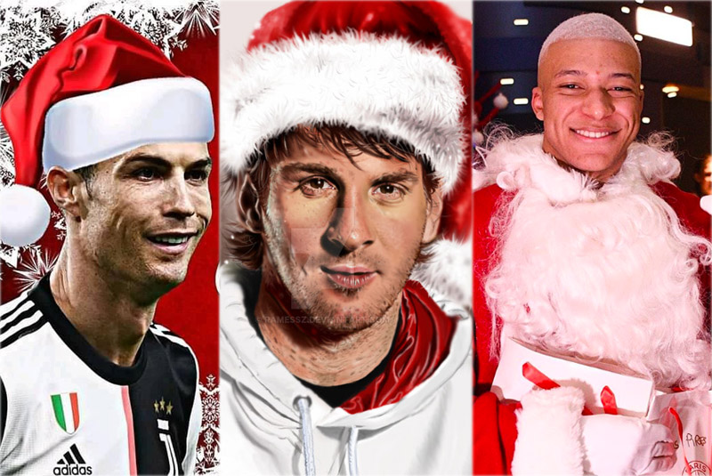 ronaldo messi noel