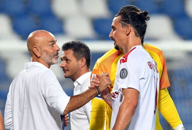 Stefano Pioli luôn hài lòng về màn trình diễn của Ibra