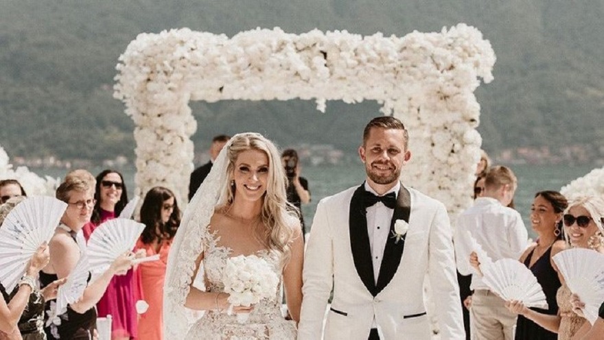 Gylfi Sigurdsson kết hôn với Alexandra Ivasdottir vào năm 2019