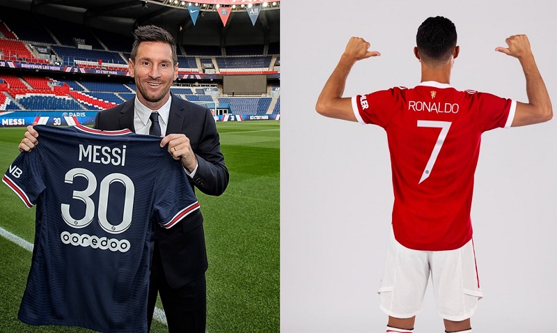 Bán áo đấu Ronaldo và Messi MU đã thu lời còn PSG vẫn bù lỗ