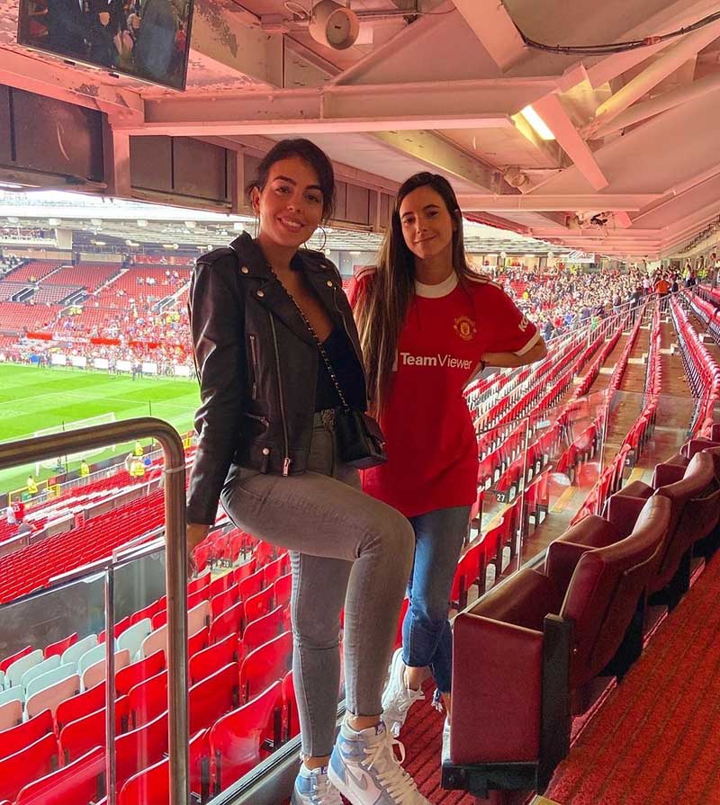 Georgina Rodriguez có mặt tại Old Trafford trong ngày Ronaldo trở lại Manchester United