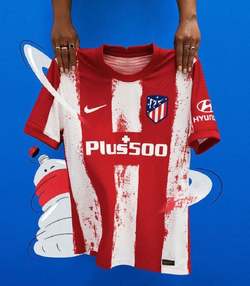 Tổng hợp áo đấu đẹp nhất 2022-2023: Áo sân nhà Atletico Madrid