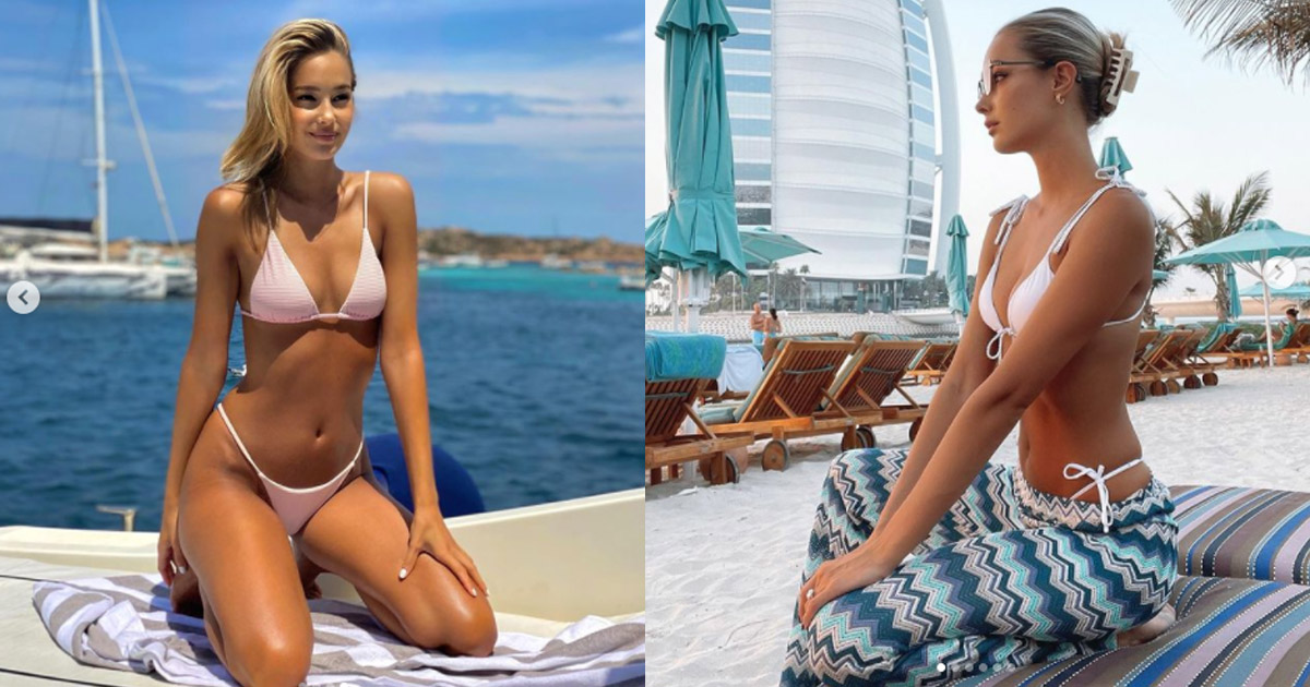 Vợ Graziano Pelle khiến fan xuýt xoa trong bikini nhỏ xíu