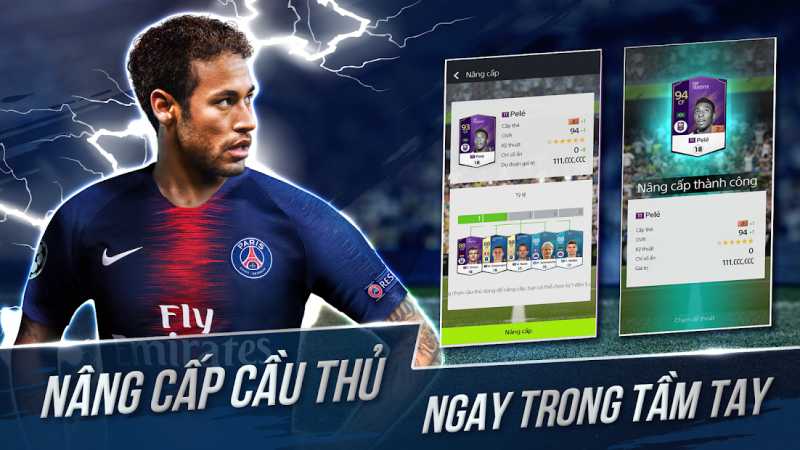 FiFA Online 4 Mobile hỗ trợ nâng cấp cầu thủ ngay trong tầm tay