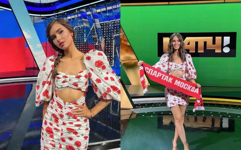 Kamilya Kharisova hiện là người dẫn chương trình thể thao trên Match TV