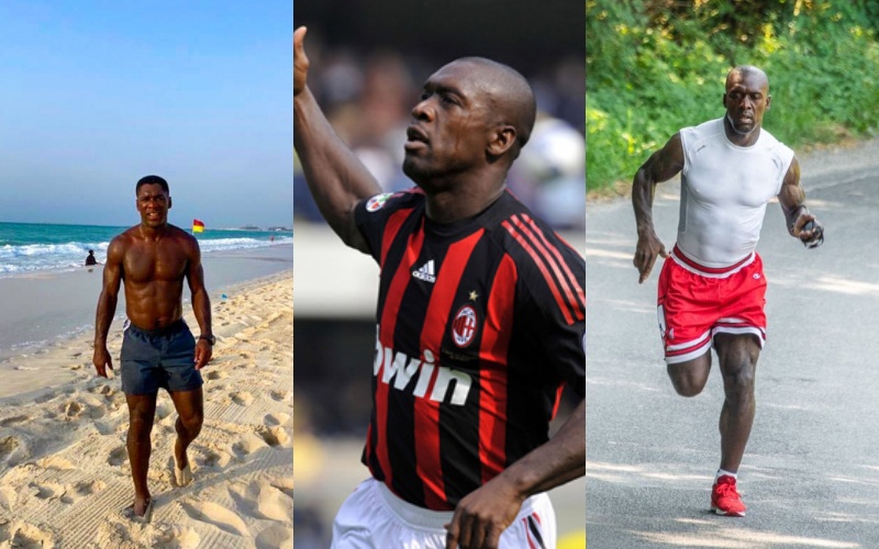 Clarence Seedorf rất chăm chỉ tập luyện dù đã giải nghệ