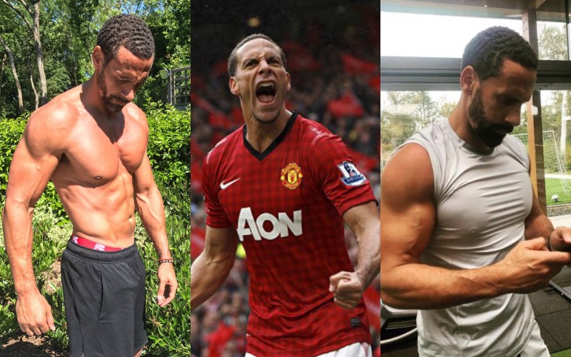 Cơ bắp cuồn cuộn của Rio Ferdinand