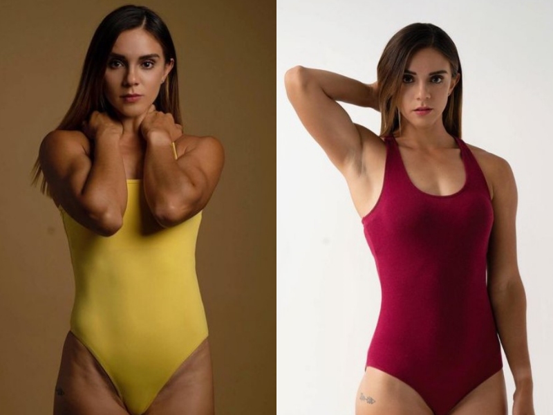 Dania Aguillon diện những bộ swimsuit khiêu gợi