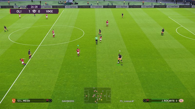 Gameplay trong PES 2020