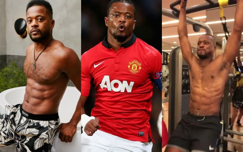 Patrice Evra khoe cơ bụng cực đỉnh