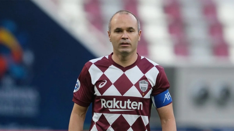 Andres Iniesta vẫn thu về bộn tiền ở Nhật Bản