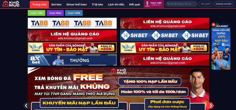 Giao diện Khô mực TV