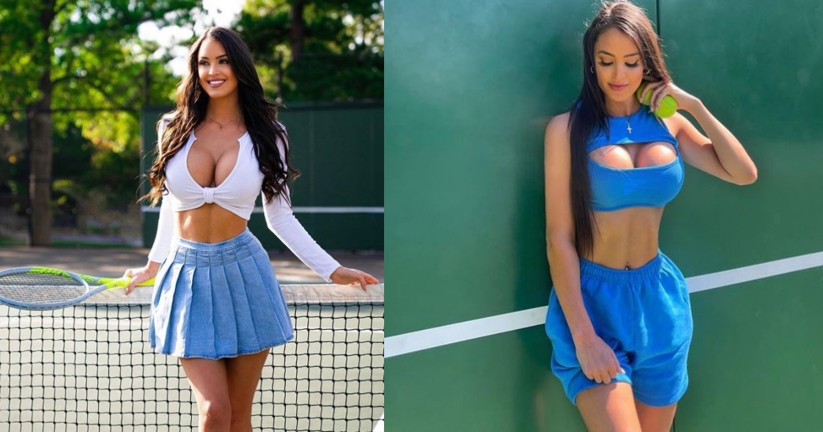 Hot girl làng tennis thế giới khoe vòng 1 cực khủng làm fan rụng rời