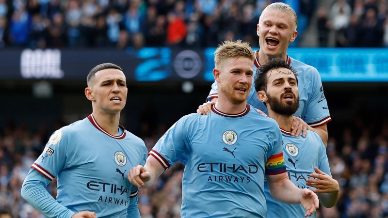 Manchester City trình diễn lối chơi ấn tượng ở mùa 2022/23